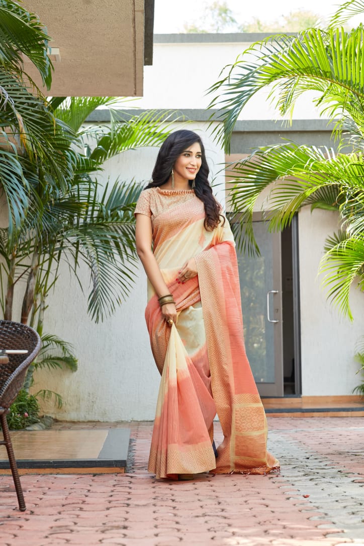 Rajyog Paridhan Silk Pure Cotton Silk Designer Party Wear Saree Collection at Wholesale Price